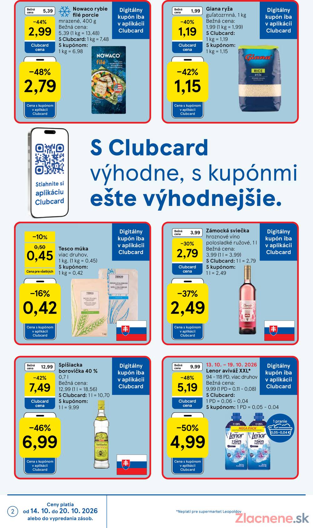 Leták Tesco - Tesco supermarkety od 14.10. do 20.10.2026 - strana 2 Leták Tesco - Tesco supermarkety od 14.10. do 20.10.2026 - strana 2