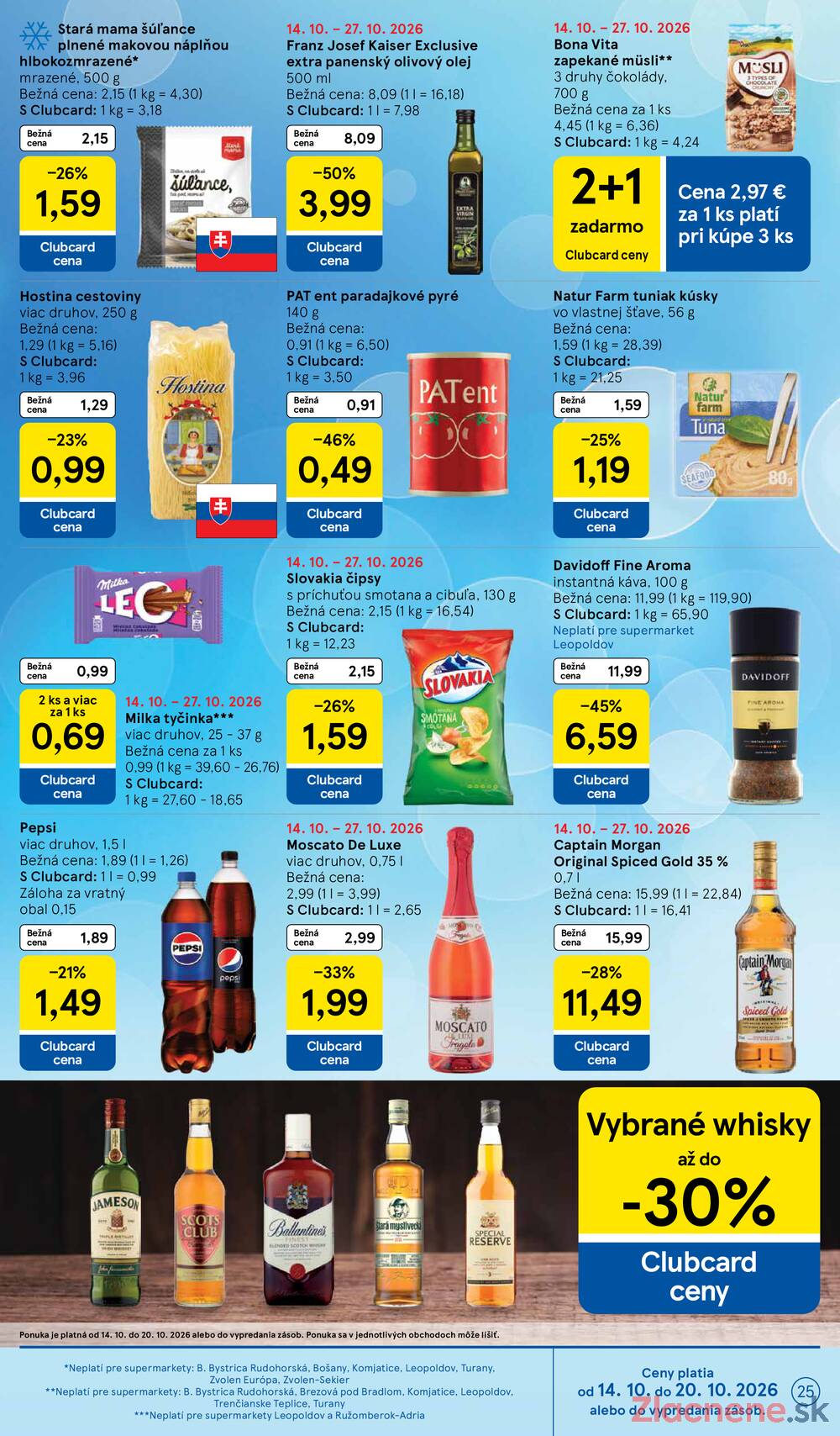 Tesco supermarkety od 14.10. do 20.10.2026
