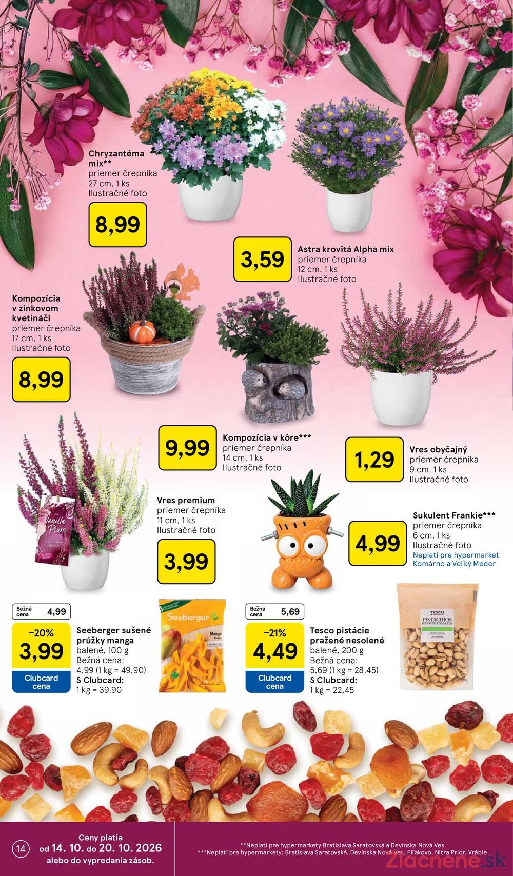 Leták Tesco - Tesco hypermarkety 14.10. - 20.10. - strana 14 Leták Tesco - Tesco hypermarkety 14.10. - 20.10. - strana 14