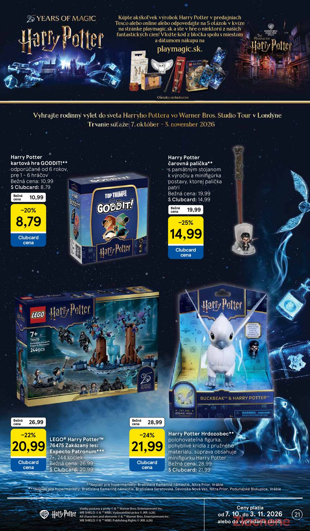 Leták Tesco - Tesco hypermarkety 14.10. - 20.10. - strana 21 Leták Tesco - Tesco hypermarkety 14.10. - 20.10. - strana 21