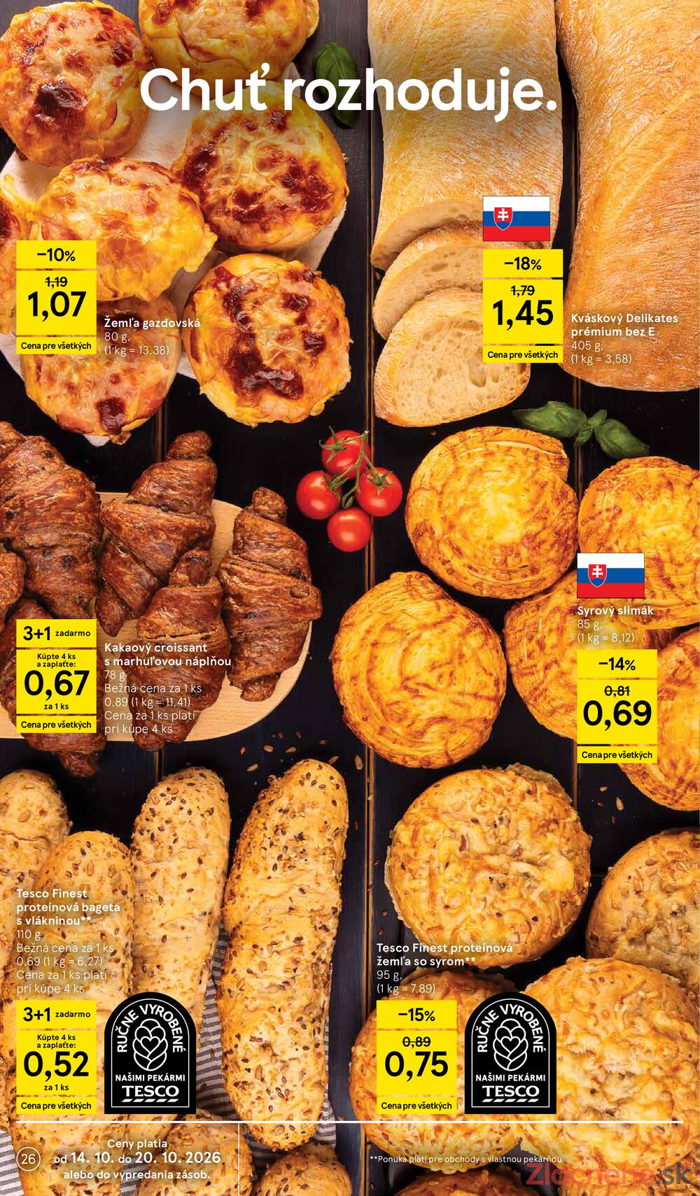 Leták Tesco - Tesco hypermarkety 14.10. - 20.10. - strana 26 Leták Tesco - Tesco hypermarkety 14.10. - 20.10. - strana 26