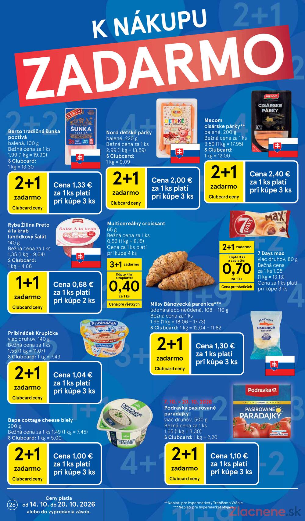Leták Tesco - Tesco hypermarkety 14.10. - 20.10. - strana 28 Leták Tesco - Tesco hypermarkety 14.10. - 20.10. - strana 28