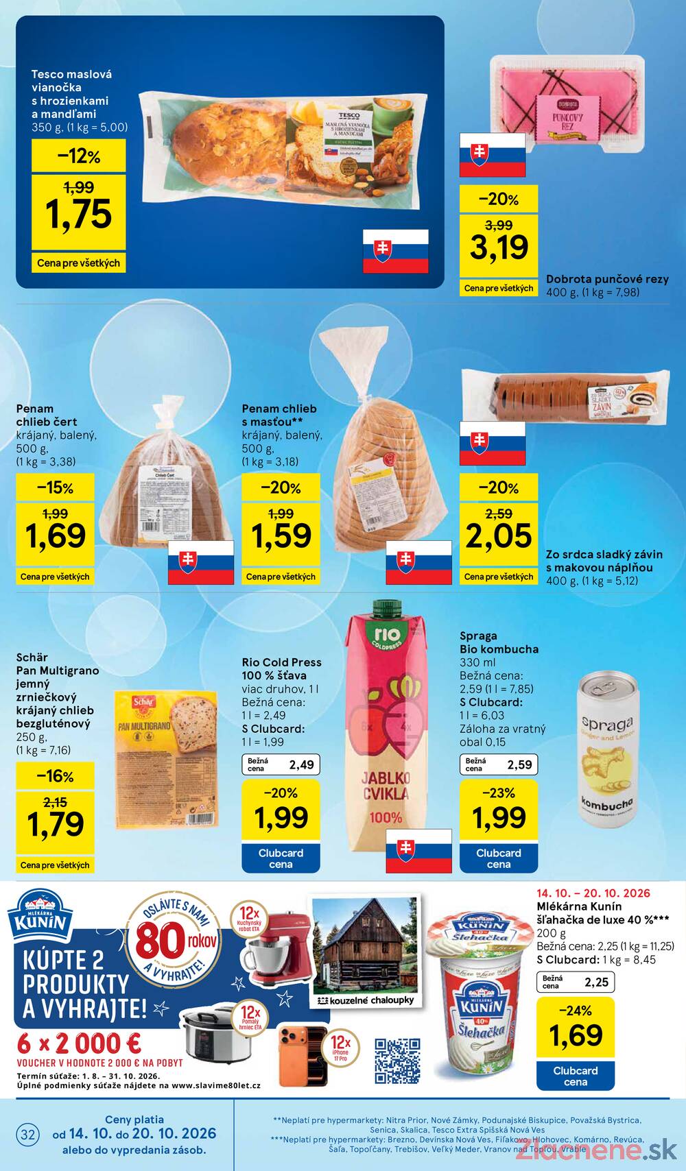 Leták Tesco - Tesco hypermarkety 14.10. - 20.10. - strana 32 Leták Tesco - Tesco hypermarkety 14.10. - 20.10. - strana 32
