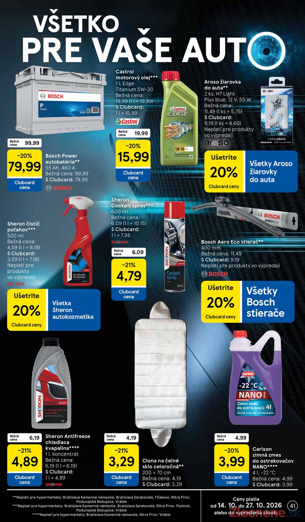 Leták Tesco - Tesco hypermarkety 14.10. - 20.10. - strana 41 Leták Tesco - Tesco hypermarkety 14.10. - 20.10. - strana 41