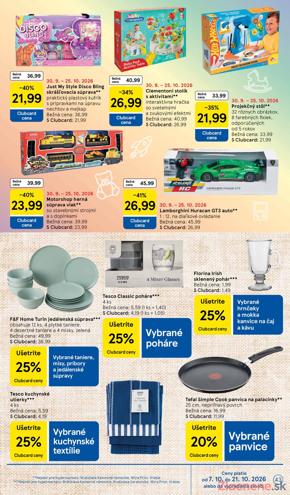 Leták Tesco - Tesco hypermarkety 14.10. - 20.10. - strana 43