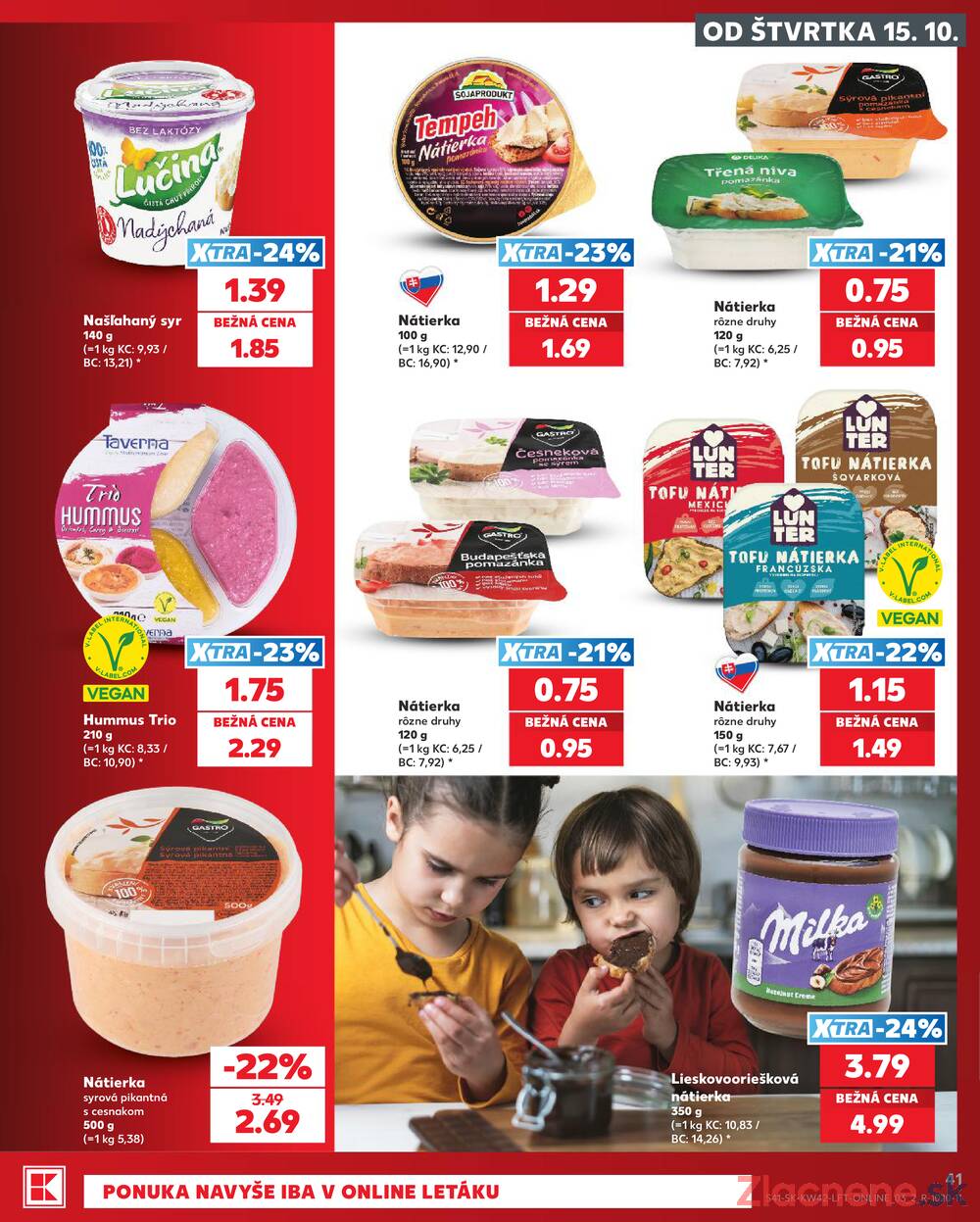 Kaufland 15.10. - 21.10. - Kaufland Tvrdošín