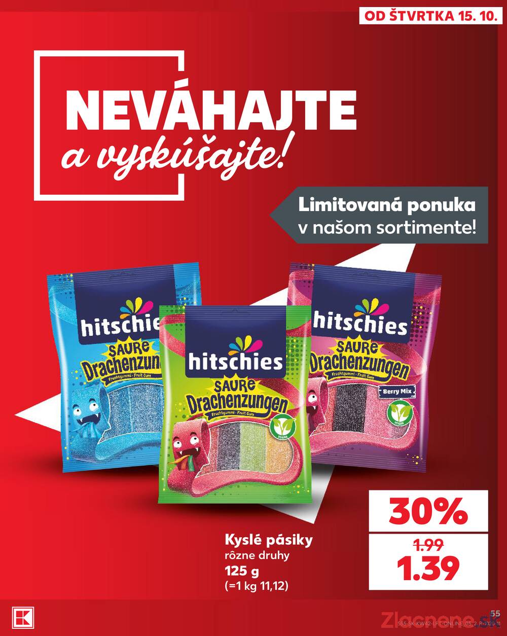 Kaufland 15.10. - 21.10. - Kaufland Tvrdošín
