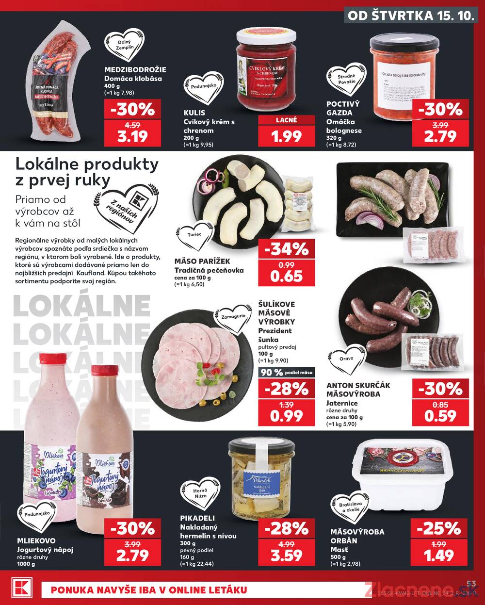 Leták Kaufland - Kaufland 15.10. - 21.10. - Kaufland Dolný Kubín - strana 53 Leták Kaufland - Kaufland 15.10. - 21.10. - Kaufland Dolný Kubín - strana 53