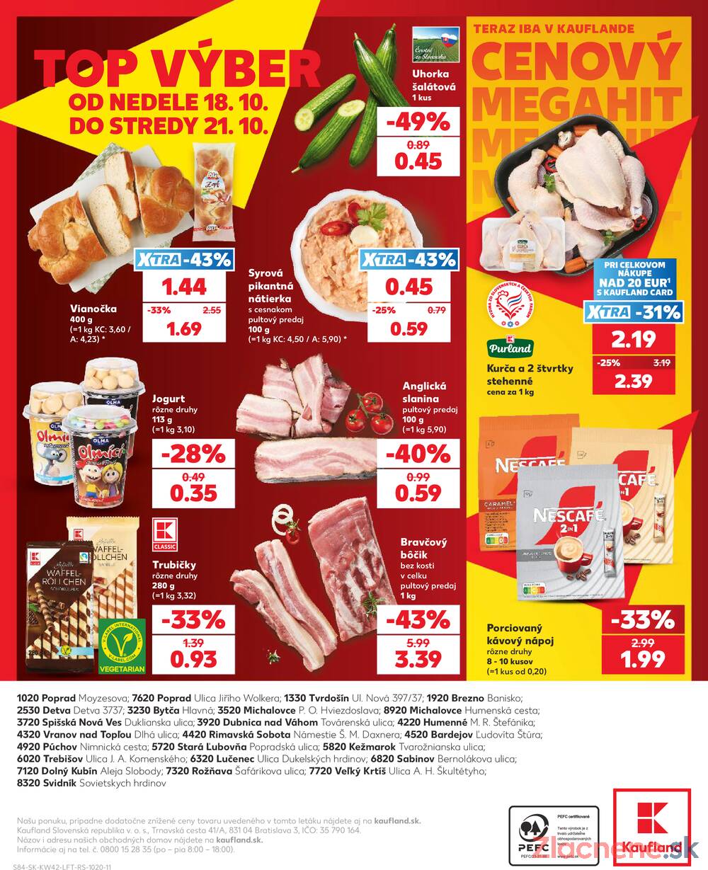 Leták Kaufland - Kaufland 15.10. - 21.10. - Kaufland Dolný Kubín - strana 84 Leták Kaufland - Kaufland 15.10. - 21.10. - Kaufland Dolný Kubín - strana 84