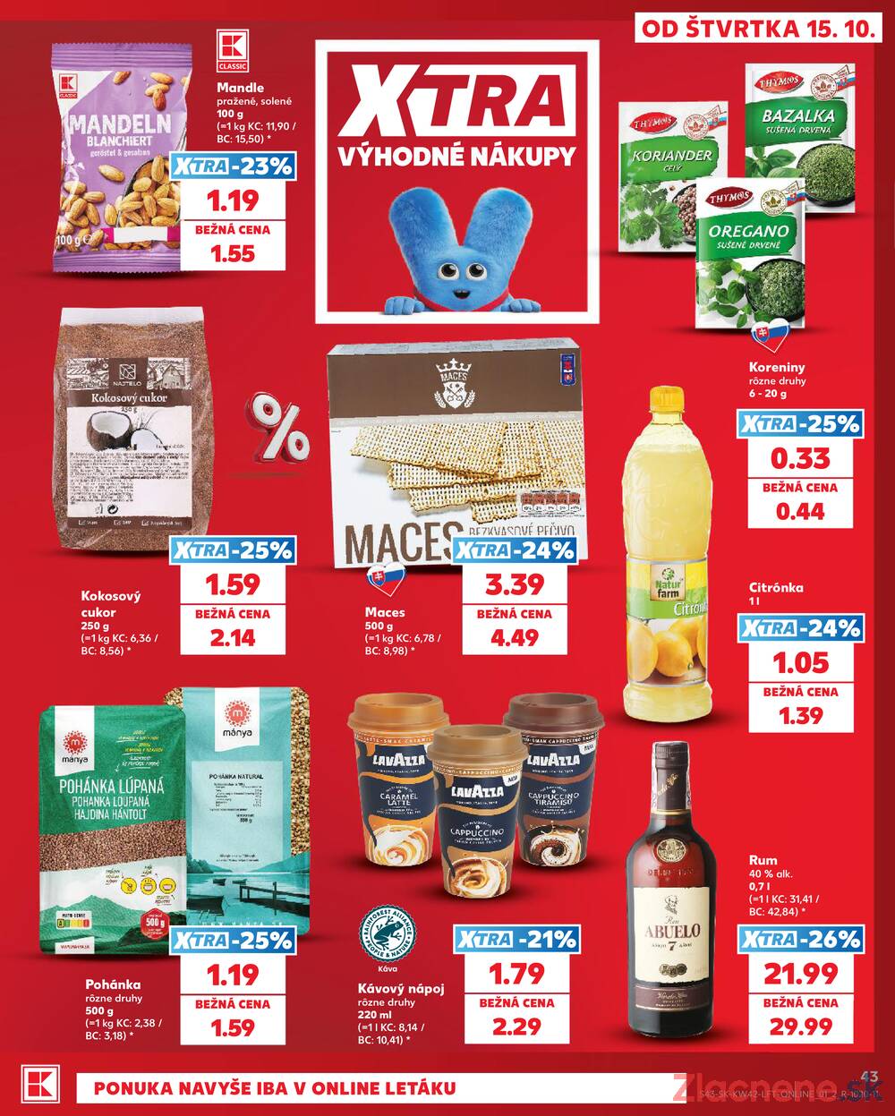Leták Kaufland - Kaufland 15.10. - 21.10. - Kaufland Rožňava - strana 43 Leták Kaufland - Kaufland 15.10. - 21.10. - Kaufland Rožňava - strana 43
