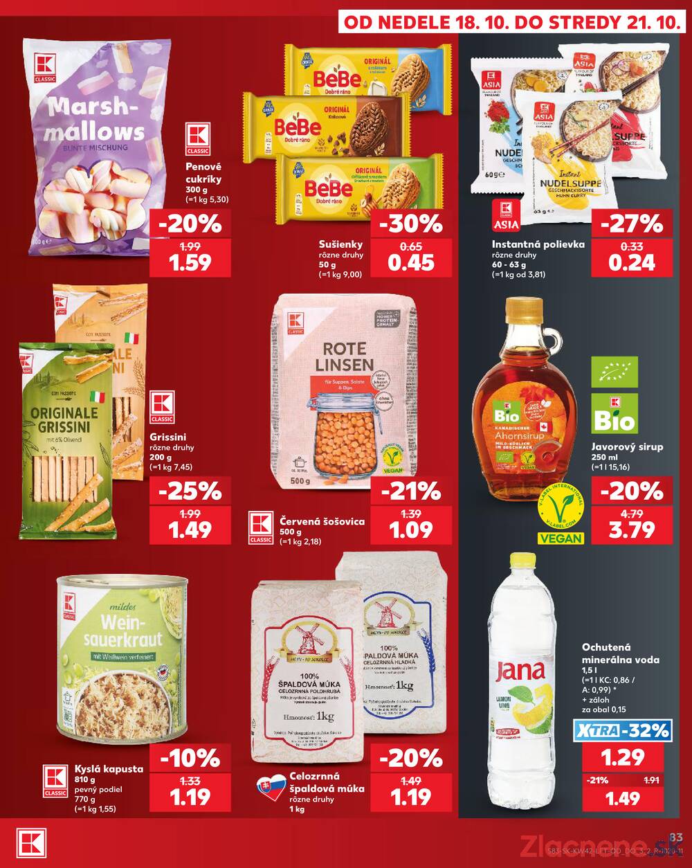 Leták Kaufland - Kaufland 15.10. - 21.10. - Kaufland Rožňava - strana 83 Leták Kaufland - Kaufland 15.10. - 21.10. - Kaufland Rožňava - strana 83