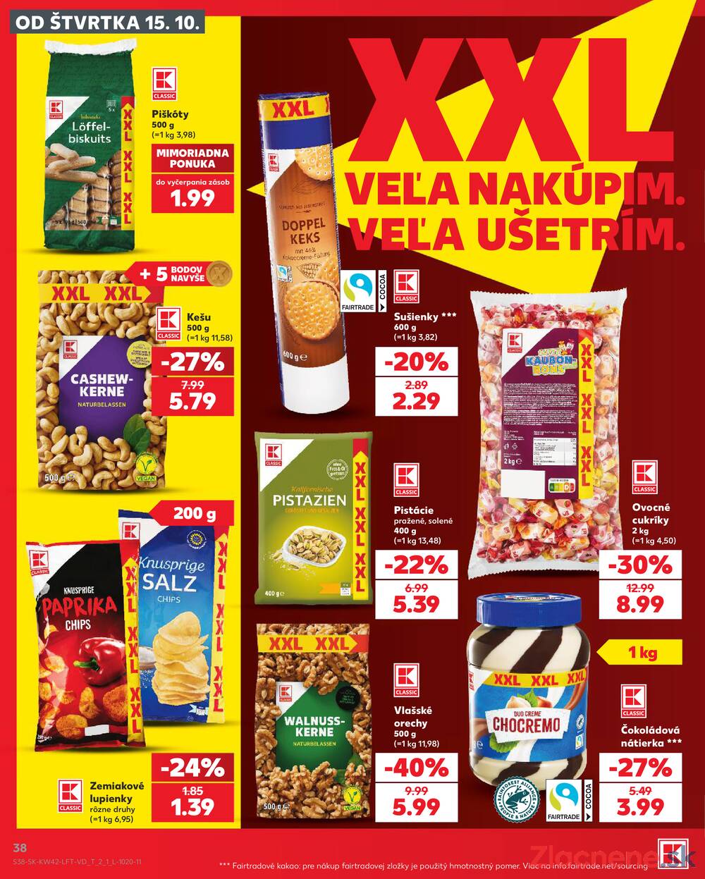 Leták Kaufland - Kaufland 15.10. - 21.10. - Kaufland Dunajská Streda - strana 38 Leták Kaufland - Kaufland 15.10. - 21.10. - Kaufland Dunajská Streda - strana 38