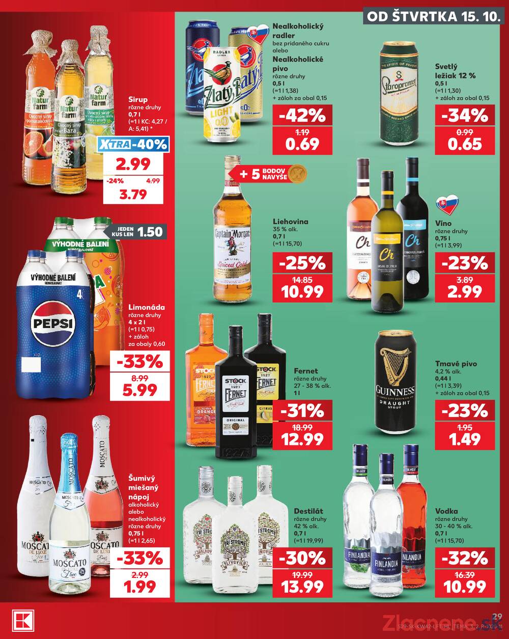 Kaufland 15.10. - 21.10. - Kaufland Piešťany