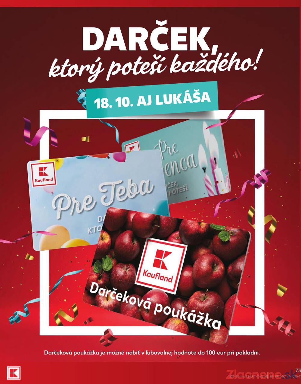 Kaufland 15.10. - 21.10. - Kaufland Piešťany