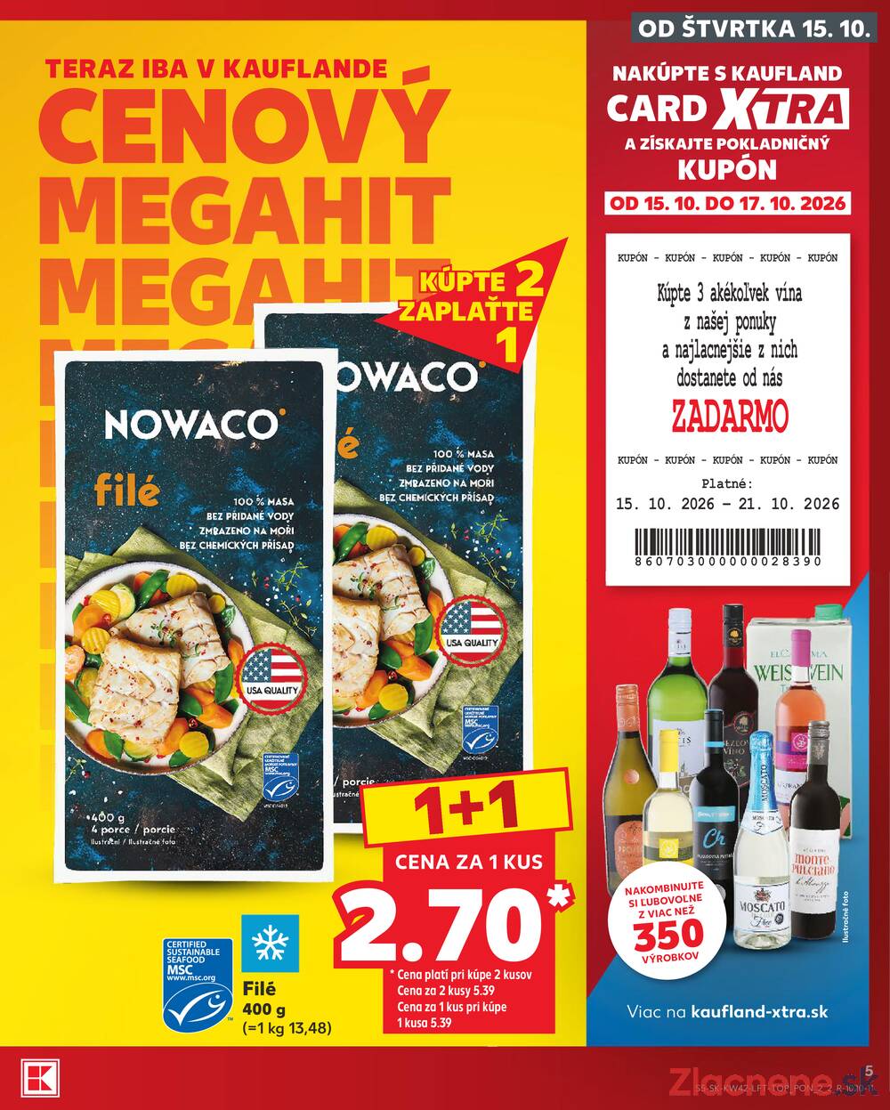 Kaufland 15.10. - 21.10. - Kaufland Bánovce nad Bebravou