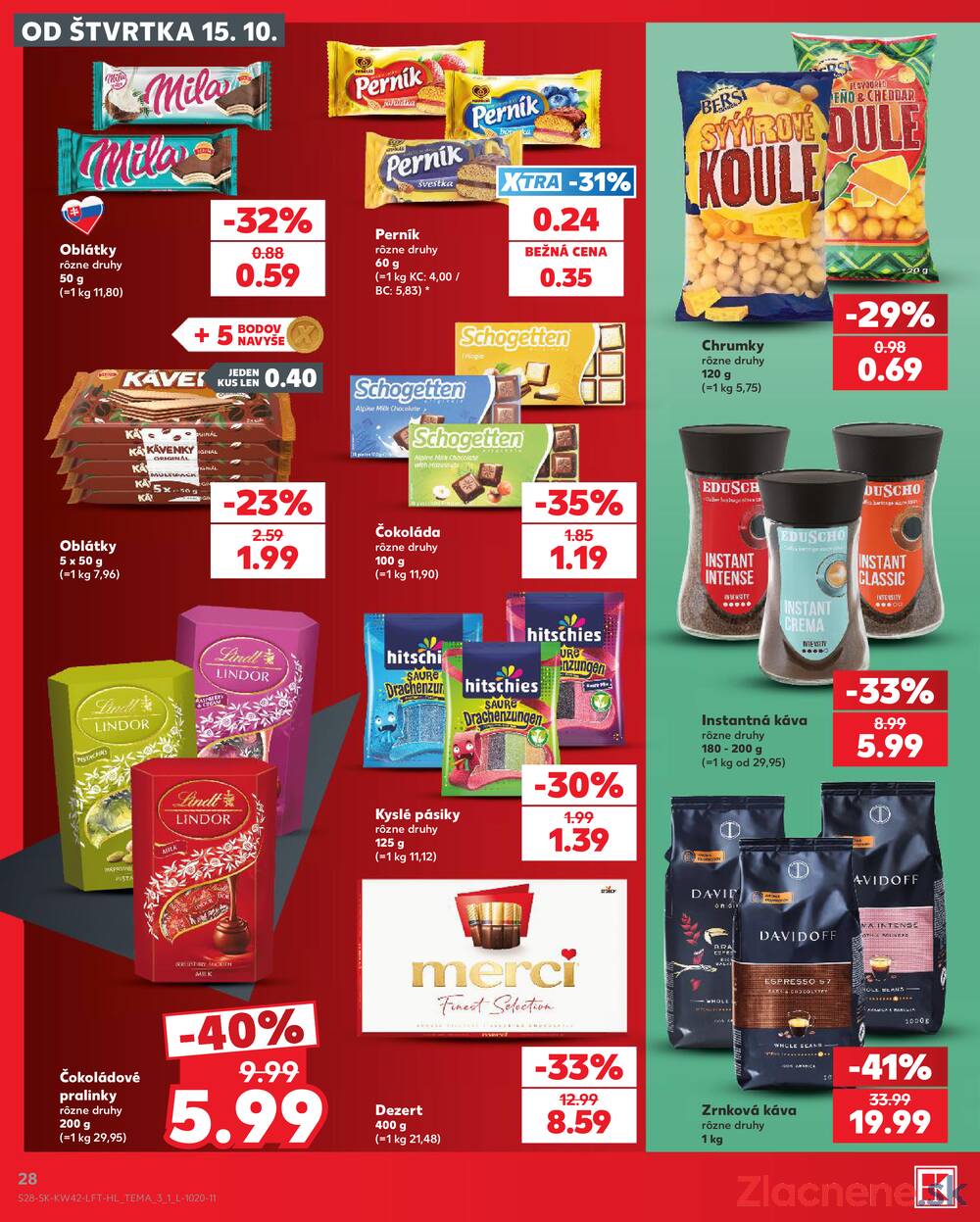 Leták Kaufland - Kaufland 15.10. - 21.10. - Kaufland Nitra-Chrenova - strana 28 Leták Kaufland - Kaufland 15.10. - 21.10. - Kaufland Nitra-Chrenova - strana 28