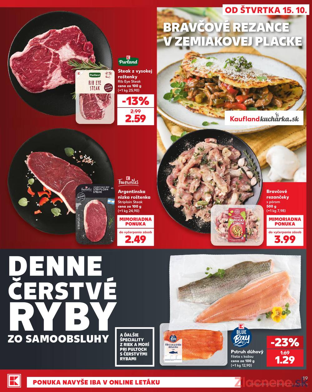Leták Kaufland - Kaufland 15.10. - 21.10. - Kaufland Bratislava Danubia – Panónska cesta - strana 19