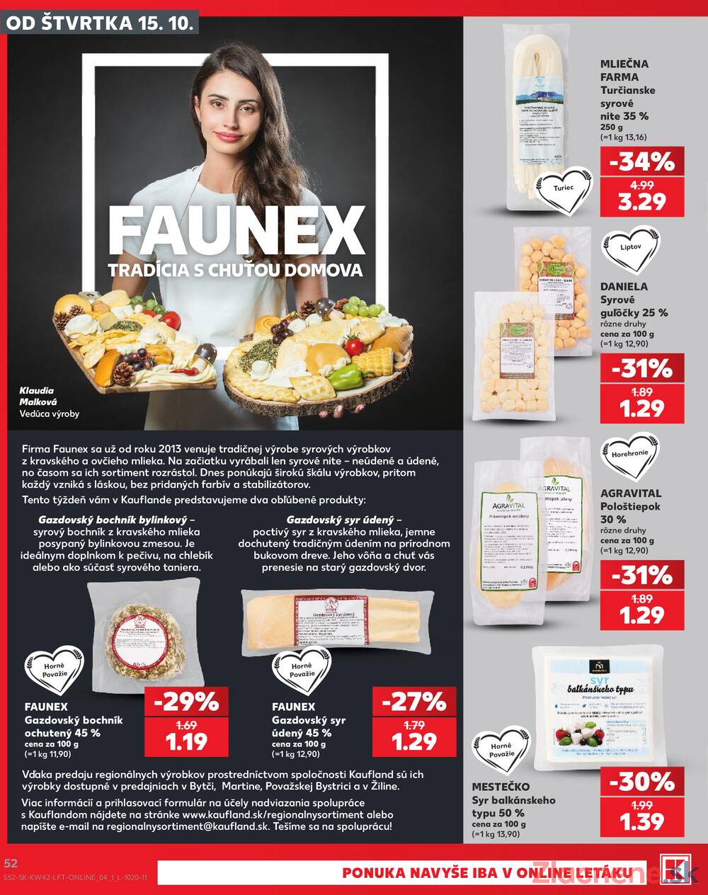 Kaufland 15.10. - 21.10. - Kaufland Trnava - Juh - Bratislavská
