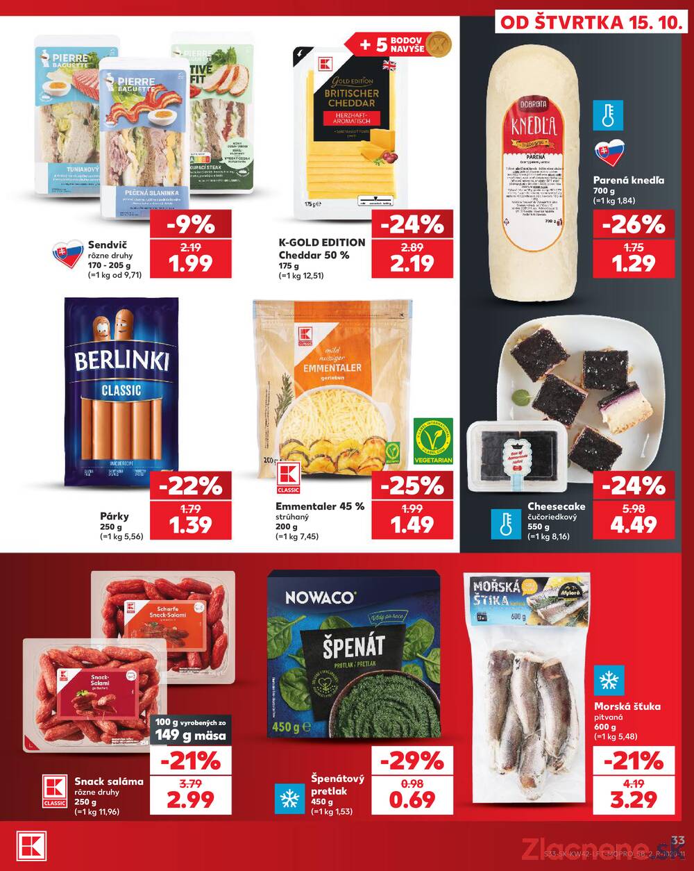 Kaufland 15.10. - 21.10. - Kaufland Trnava - Nová ul.