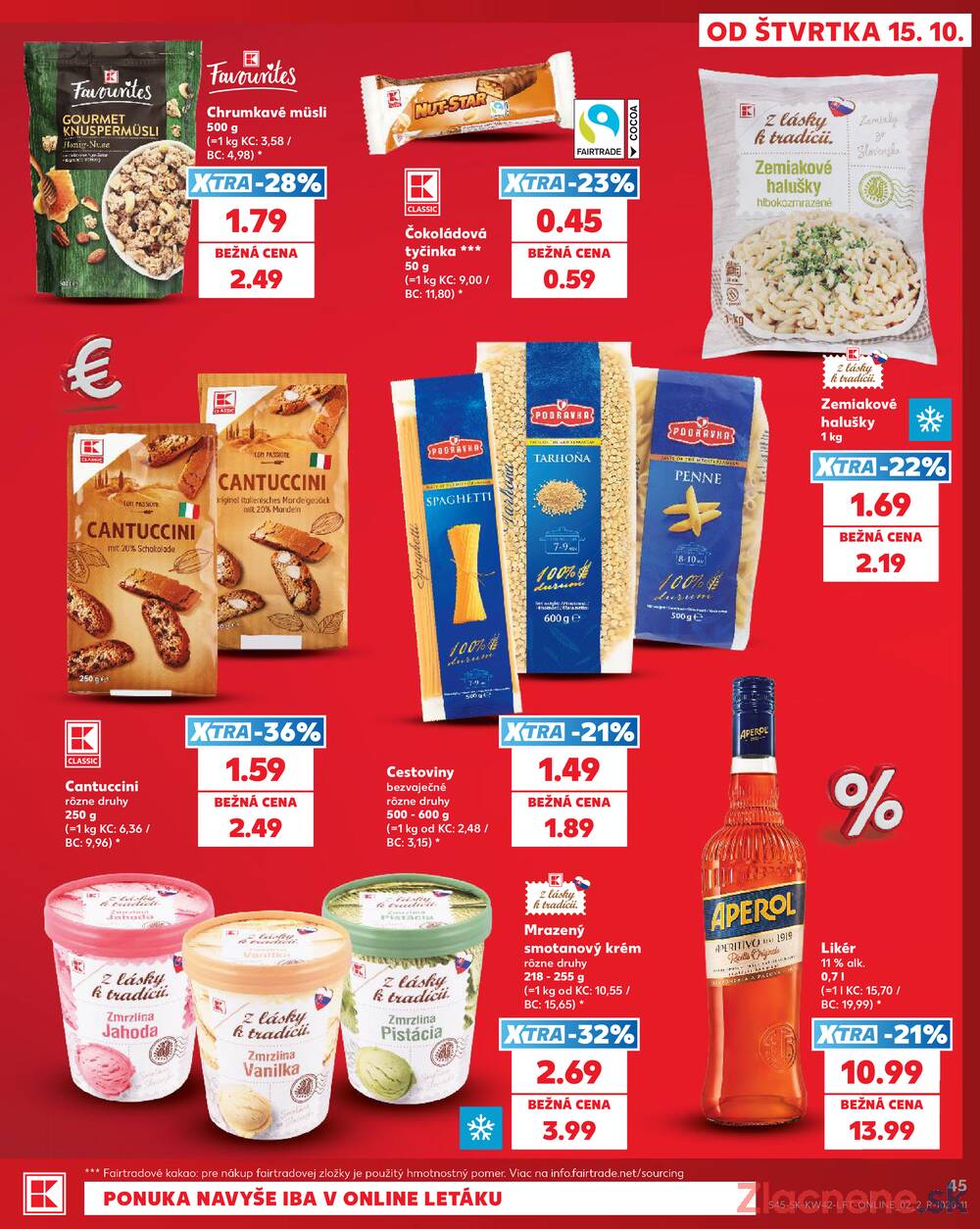 Kaufland 15.10. - 21.10. - Kaufland Trnava - Nová ul.