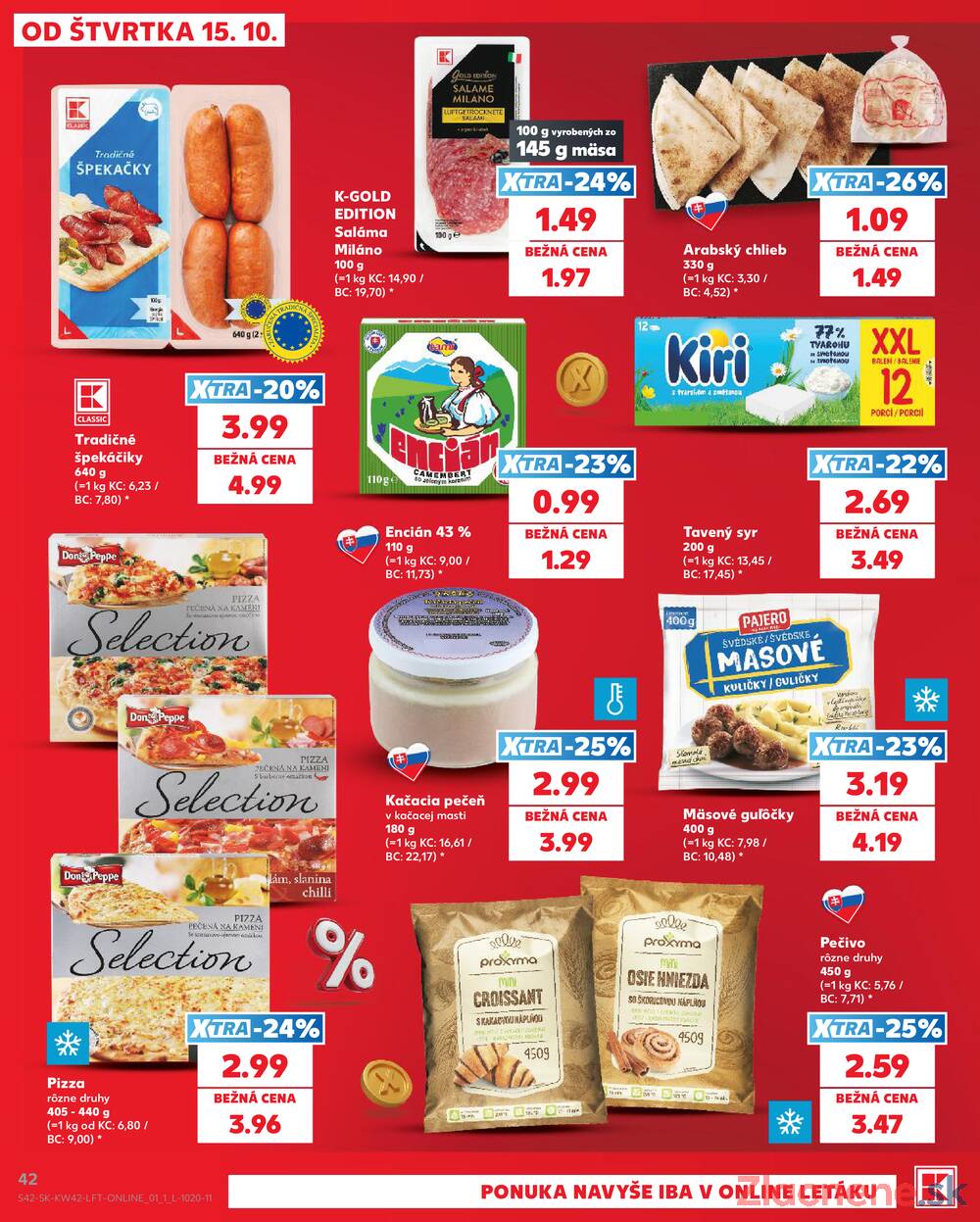 Kaufland 15.10. - 21.10. - Kaufland Bratislava - Avion (Ivanská cesta)