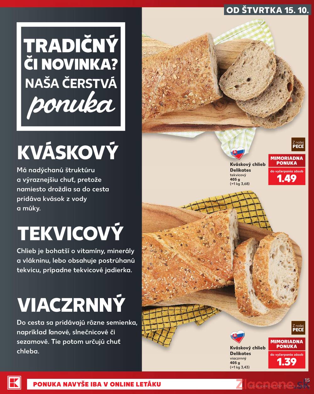 Kaufland 15.10. - 21.10. - Kaufland Liptovský Mikuláš