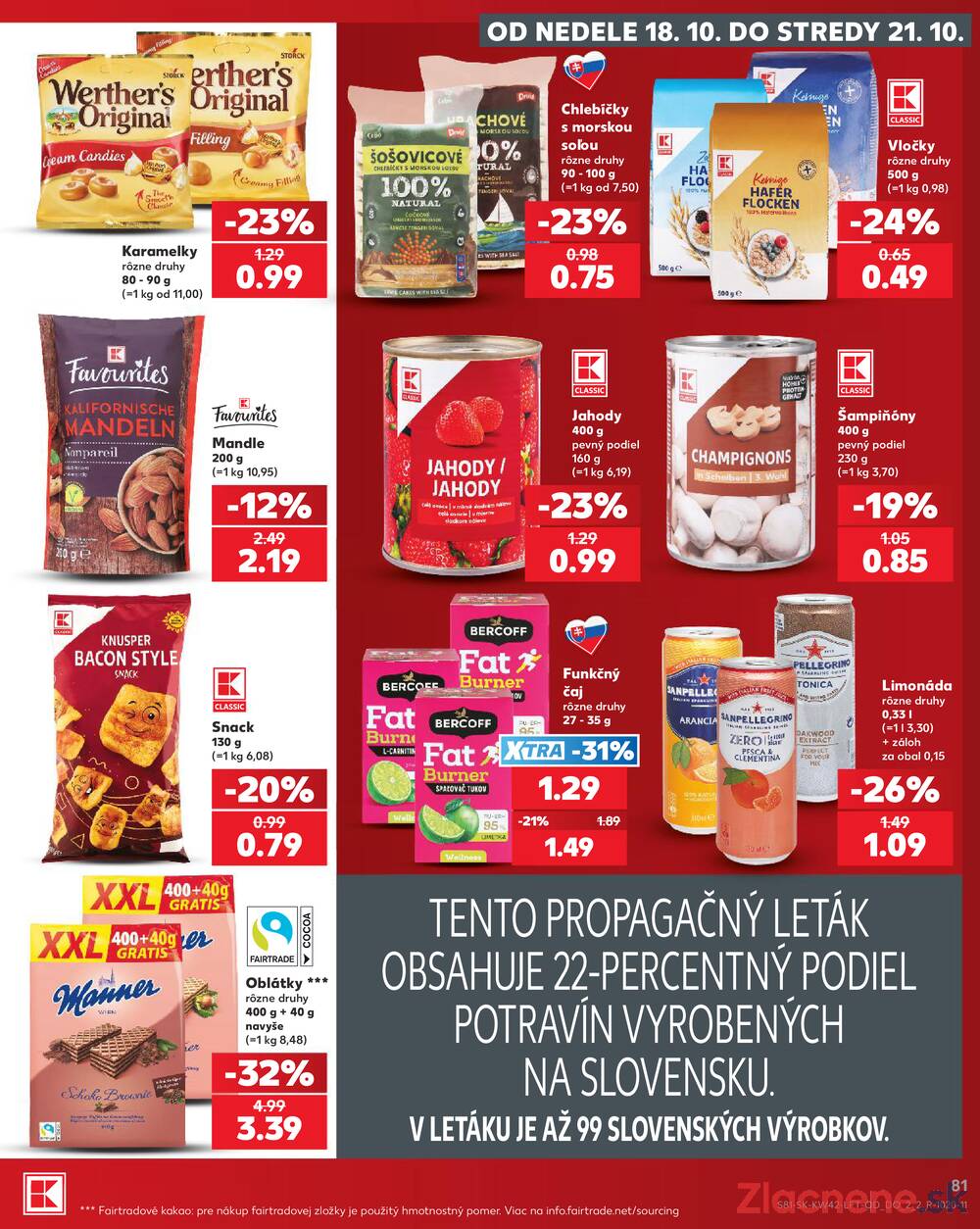 Kaufland 15.10. - 21.10. - Kaufland Prešov - Sekčov 