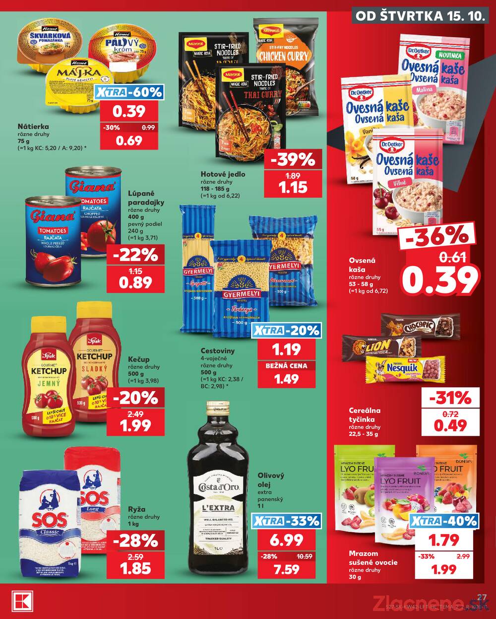 Leták Kaufland - Kaufland 15.10. - 21.10. - Kaufland Martin - strana 27 Leták Kaufland - Kaufland 15.10. - 21.10. - Kaufland Martin - strana 27