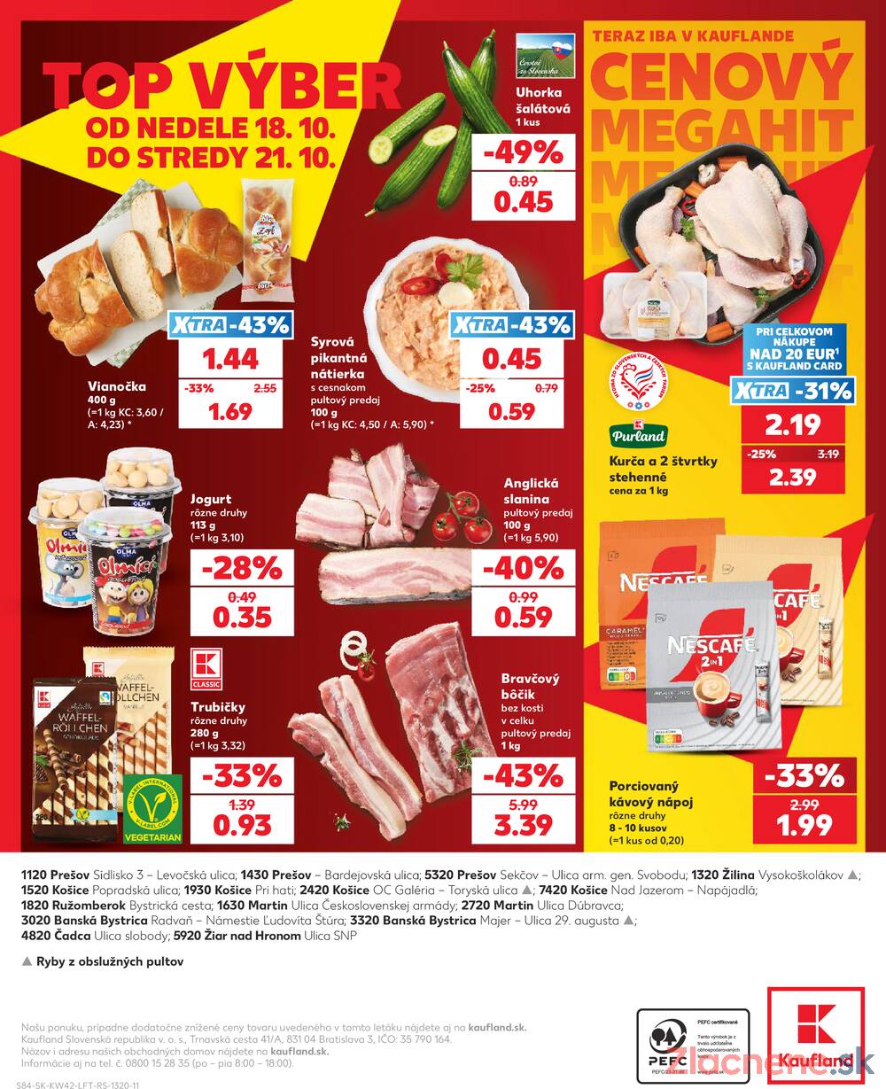 Leták Kaufland - Kaufland 15.10. - 21.10. - Kaufland Martin - strana 84 Leták Kaufland - Kaufland 15.10. - 21.10. - Kaufland Martin - strana 84