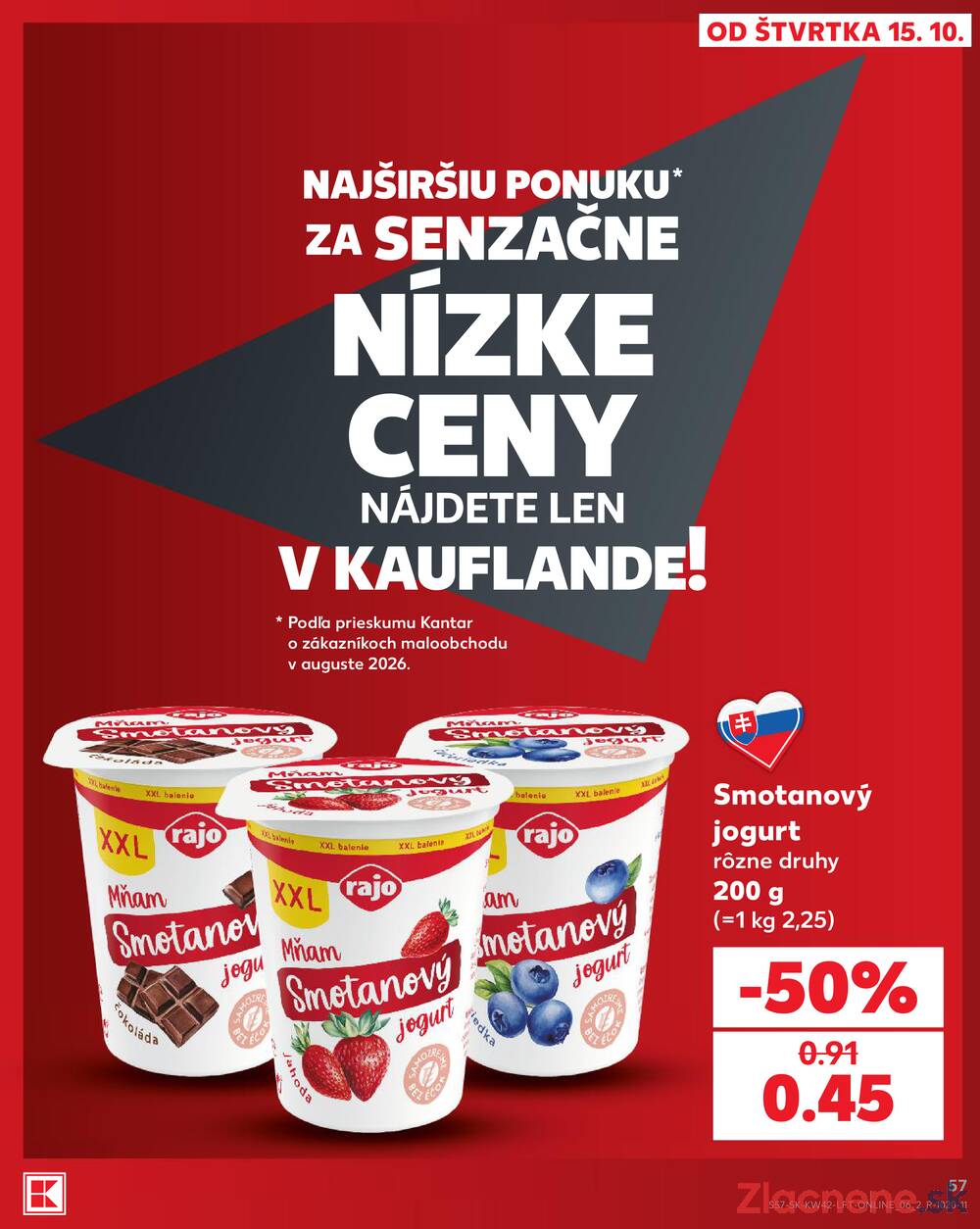 Kaufland 15.10. - 21.10. - Kaufland Košice - Nad Jazerom