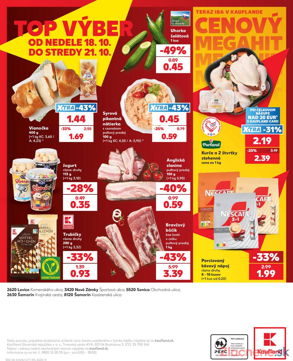 Leták Kaufland - Kaufland 15.10. - 21.10. - Kaufland Nové Zámky - strana 84 Leták Kaufland - Kaufland 15.10. - 21.10. - Kaufland Nové Zámky - strana 84