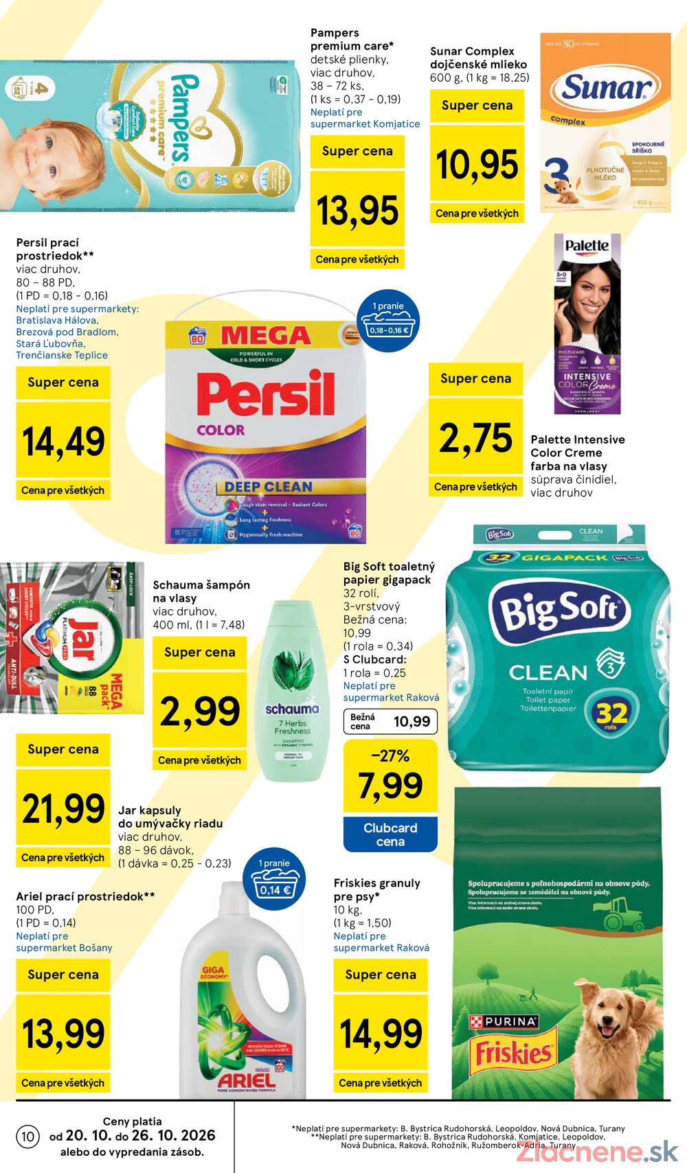 Tesco supermarkety od 21.10. do 27.10.2026