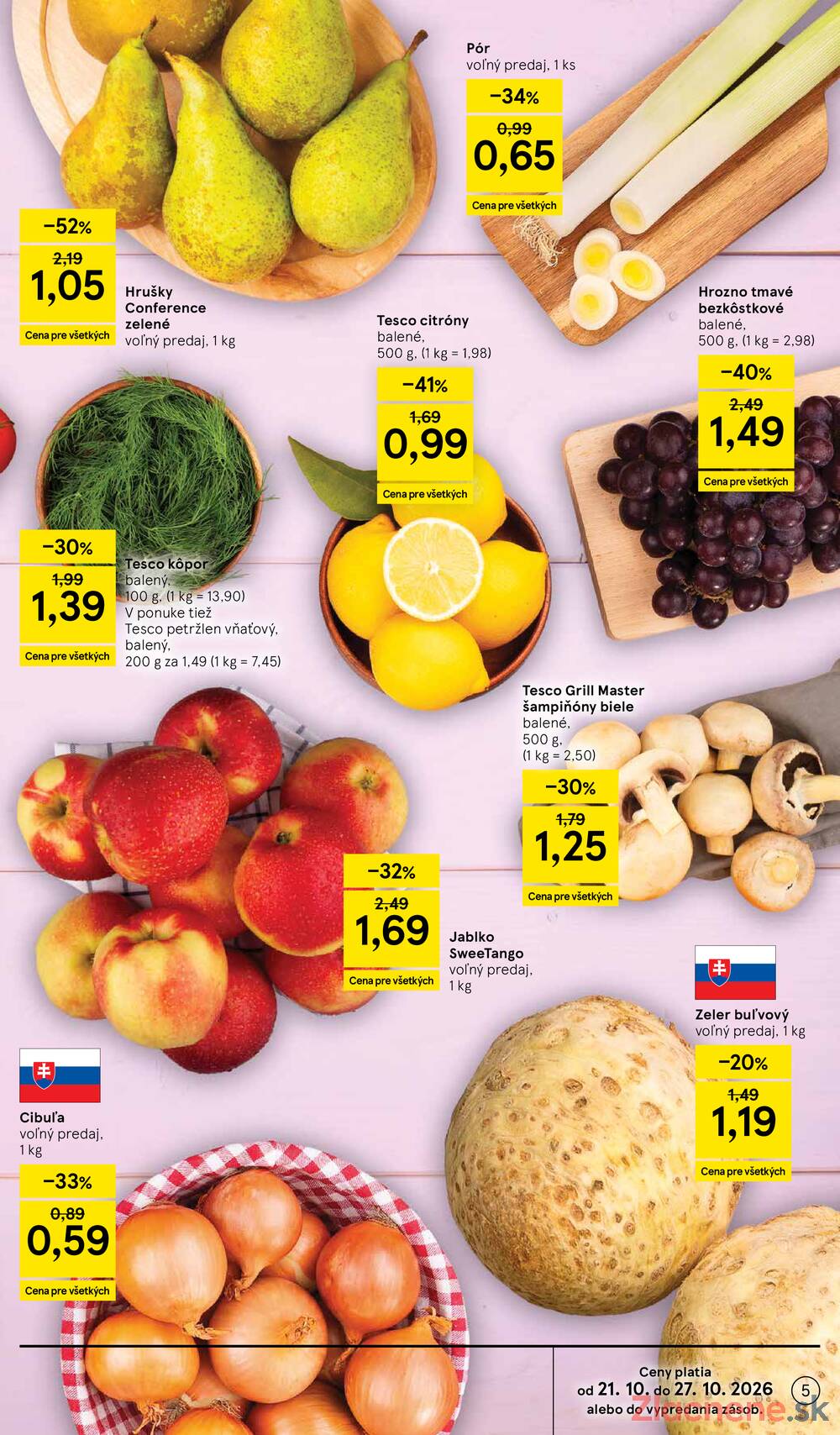 Tesco hypermarkety 21.10. - 27.10.