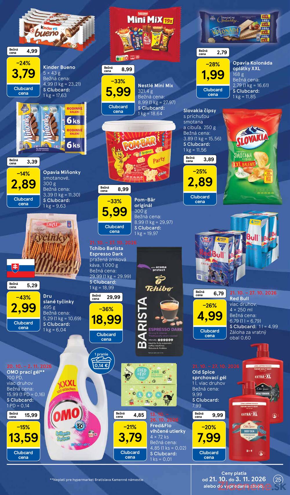 Tesco hypermarkety 21.10. - 27.10.