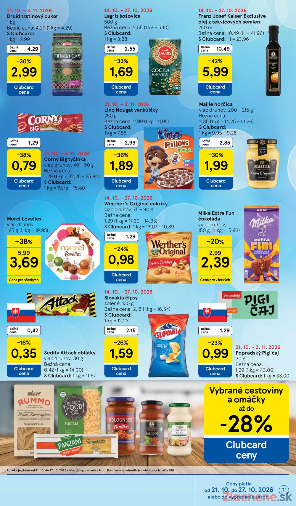 Tesco hypermarkety 21.10. - 27.10.
