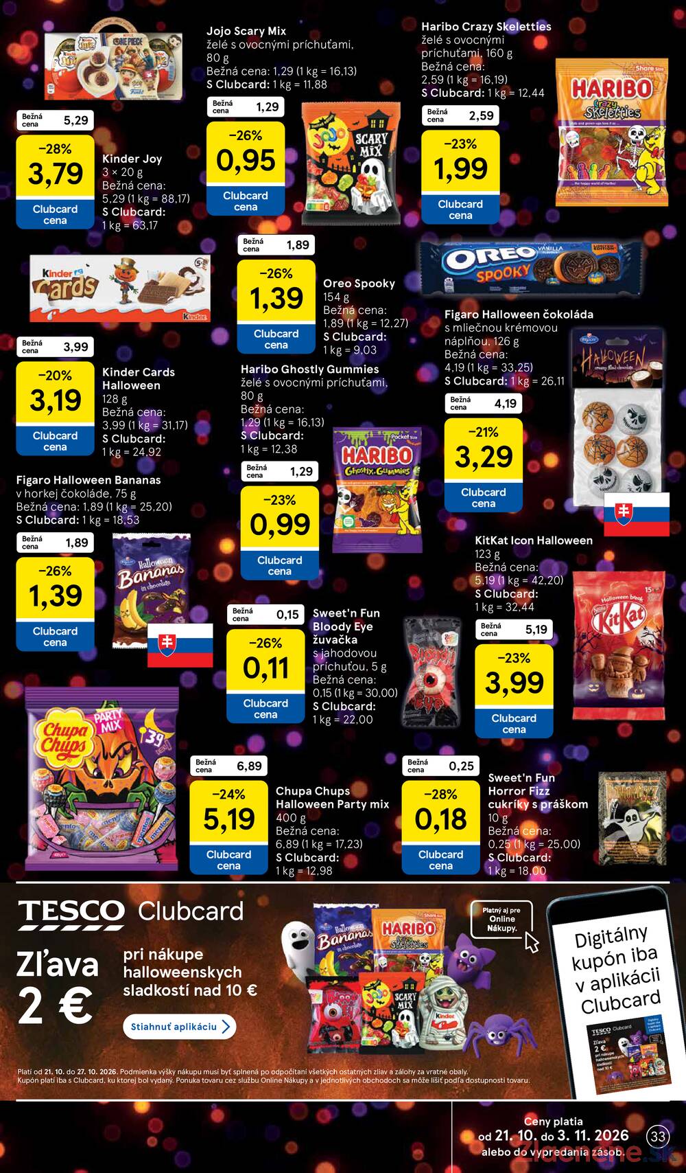 Tesco hypermarkety 21.10. - 27.10.