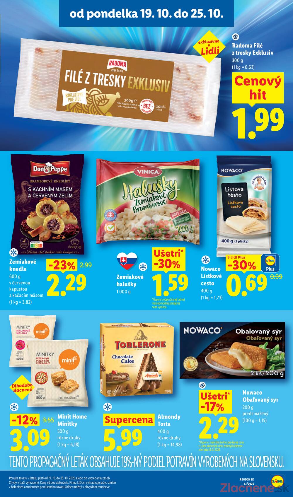Lidl 19.10. - 25.10.