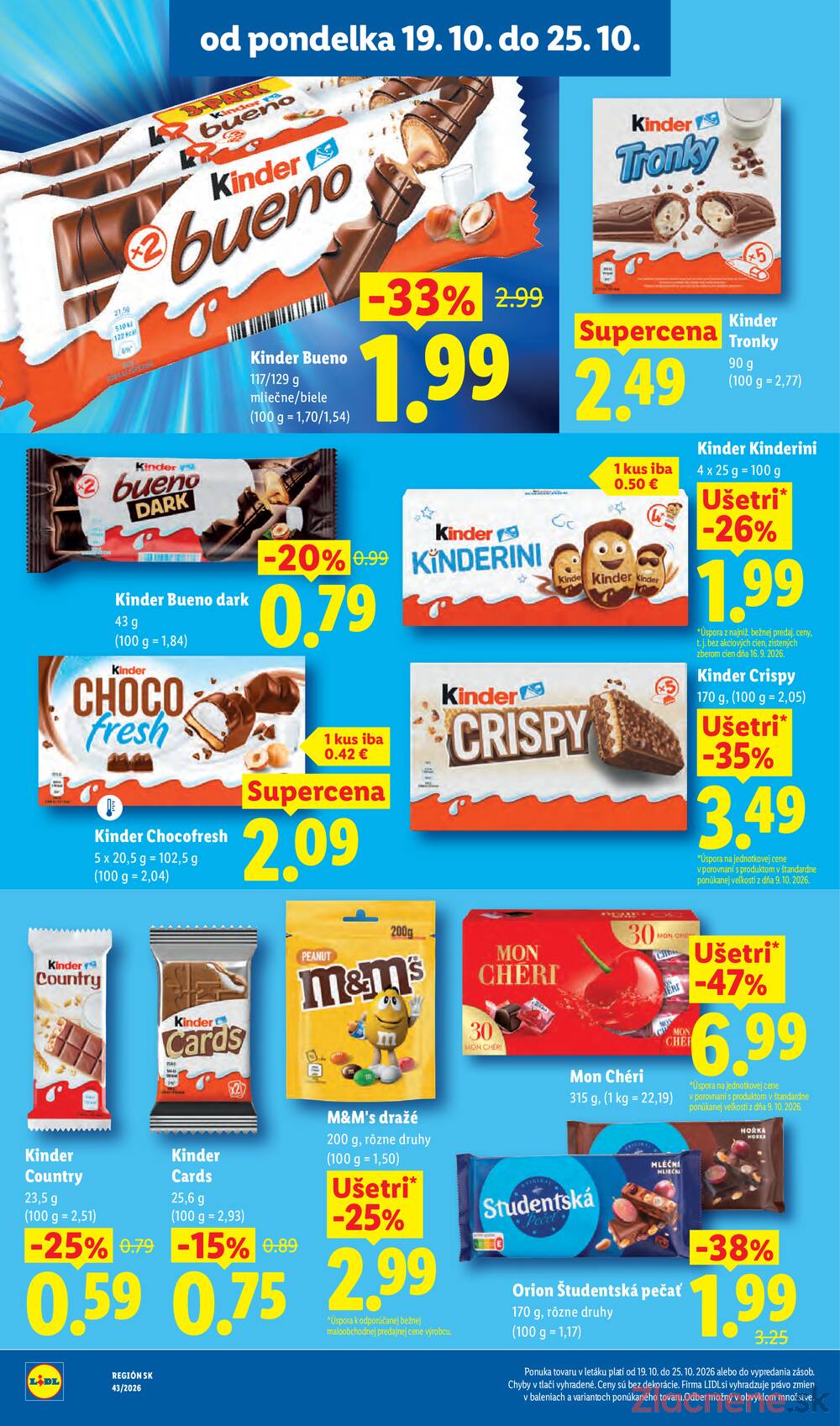 Lidl 19.10. - 25.10.