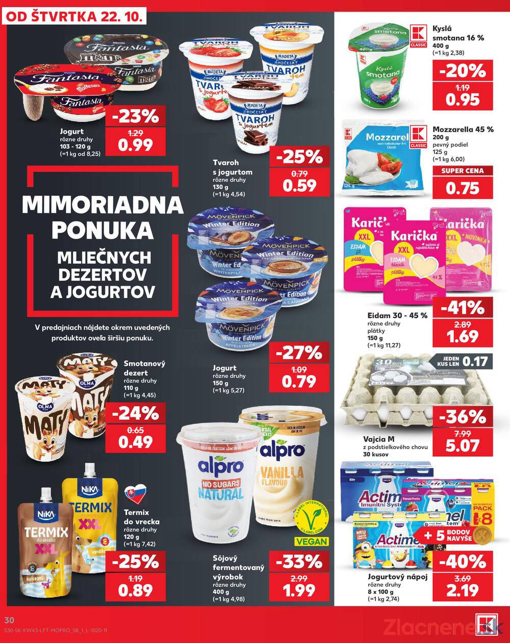 Leták Kaufland - Kaufland 22.10. - 28.10. - Kaufland Tvrdošín - strana 30 Leták Kaufland - Kaufland 22.10. - 28.10. - Kaufland Tvrdošín - strana 30
