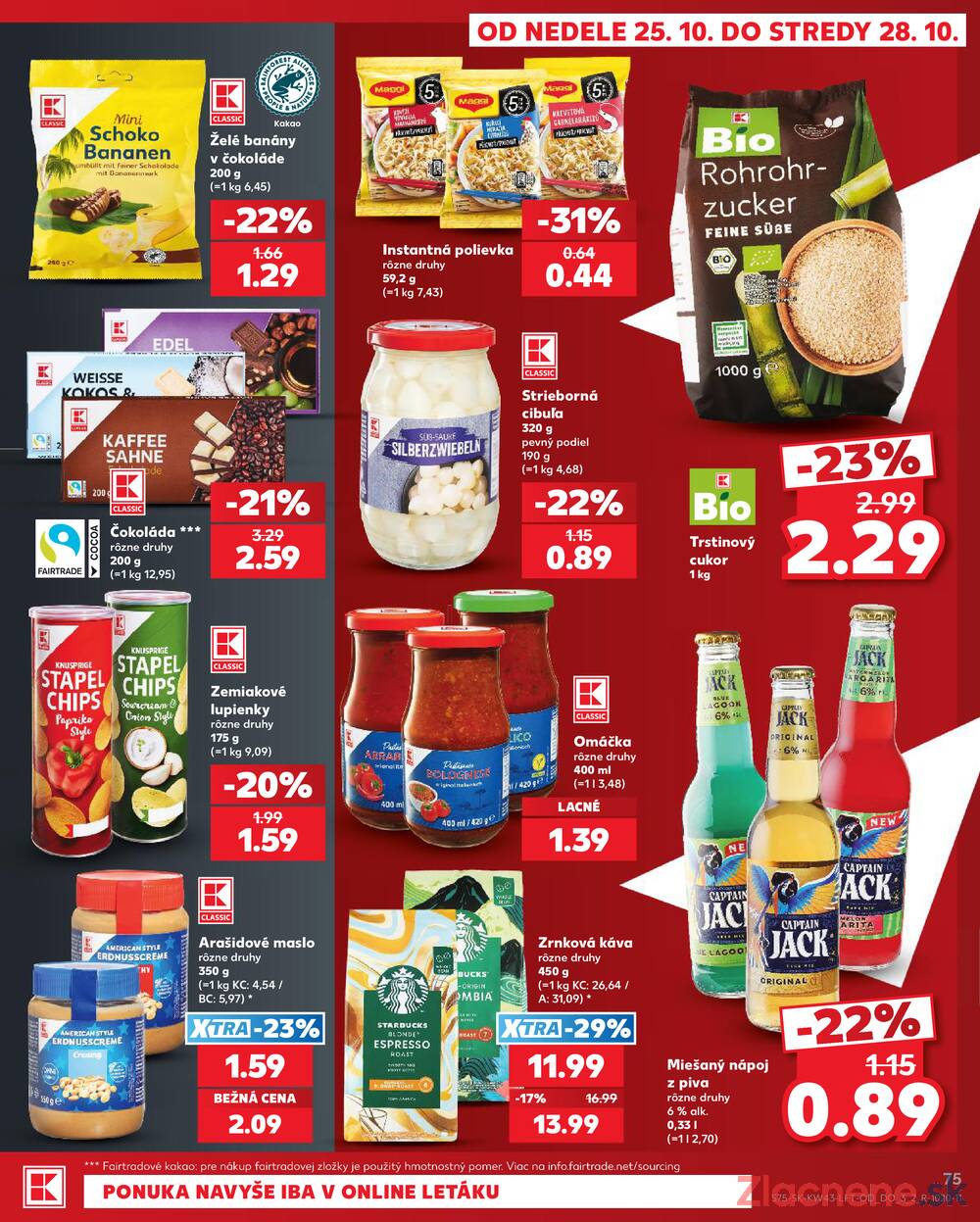 Leták Kaufland - Kaufland 22.10. - 28.10. - Kaufland Tvrdošín - strana 75 Leták Kaufland - Kaufland 22.10. - 28.10. - Kaufland Tvrdošín - strana 75