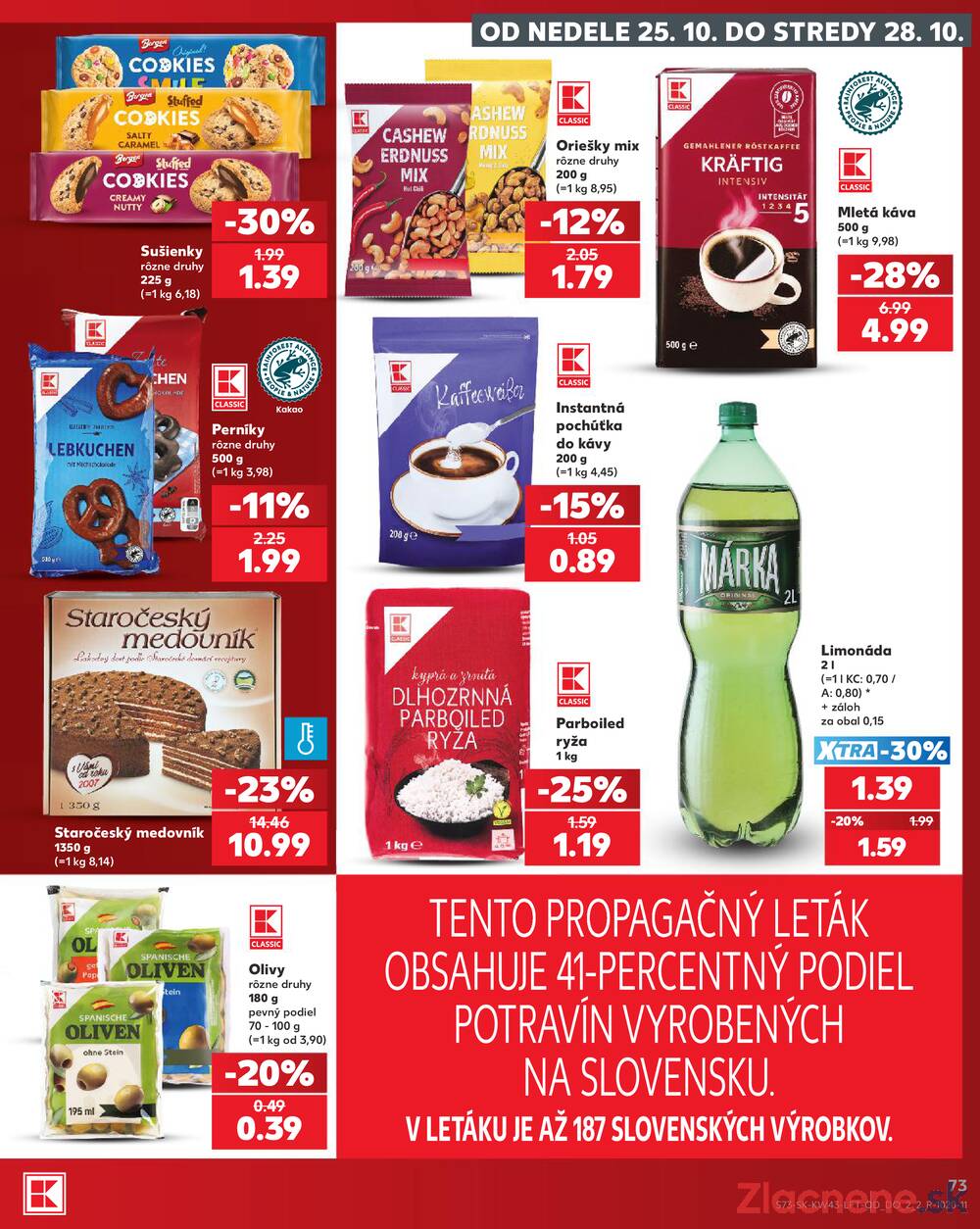 Kaufland 22.10. - 28.10. - Kaufland Bytča