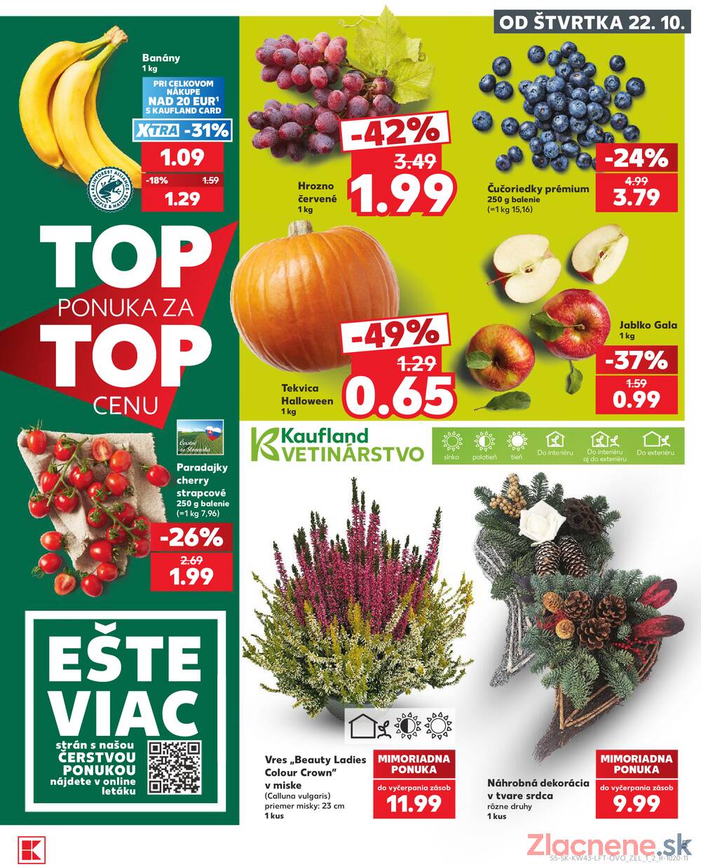 Kaufland 22.10. - 28.10. - Kaufland Spišská Nová Ves