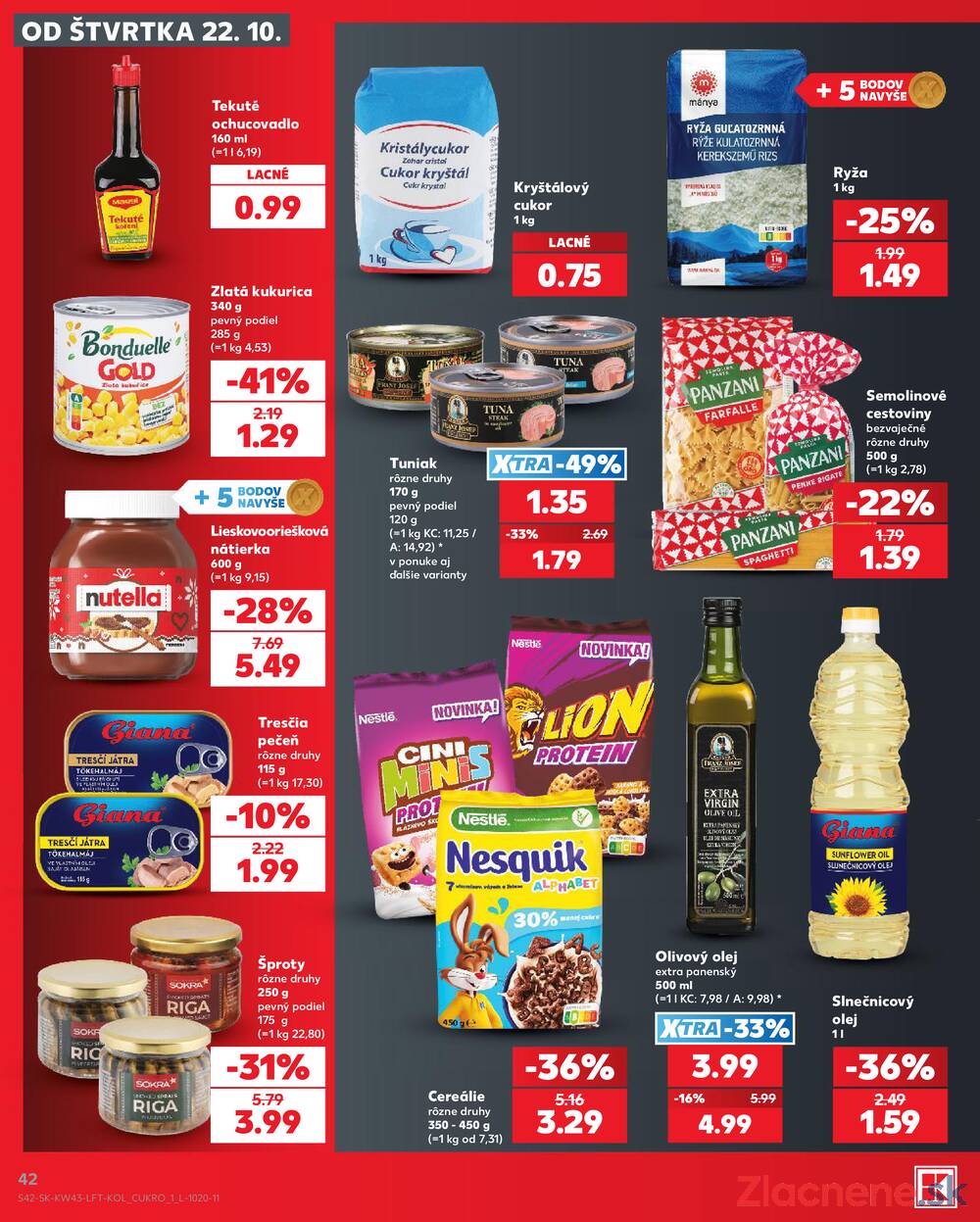 Kaufland 22.10. - 28.10. - Kaufland Spišská Nová Ves
