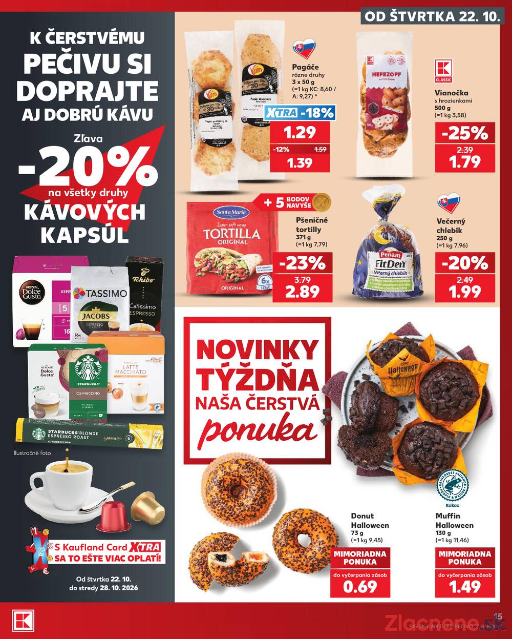 Kaufland 22.10. - 28.10. - Kaufland Vranov nad Topľou