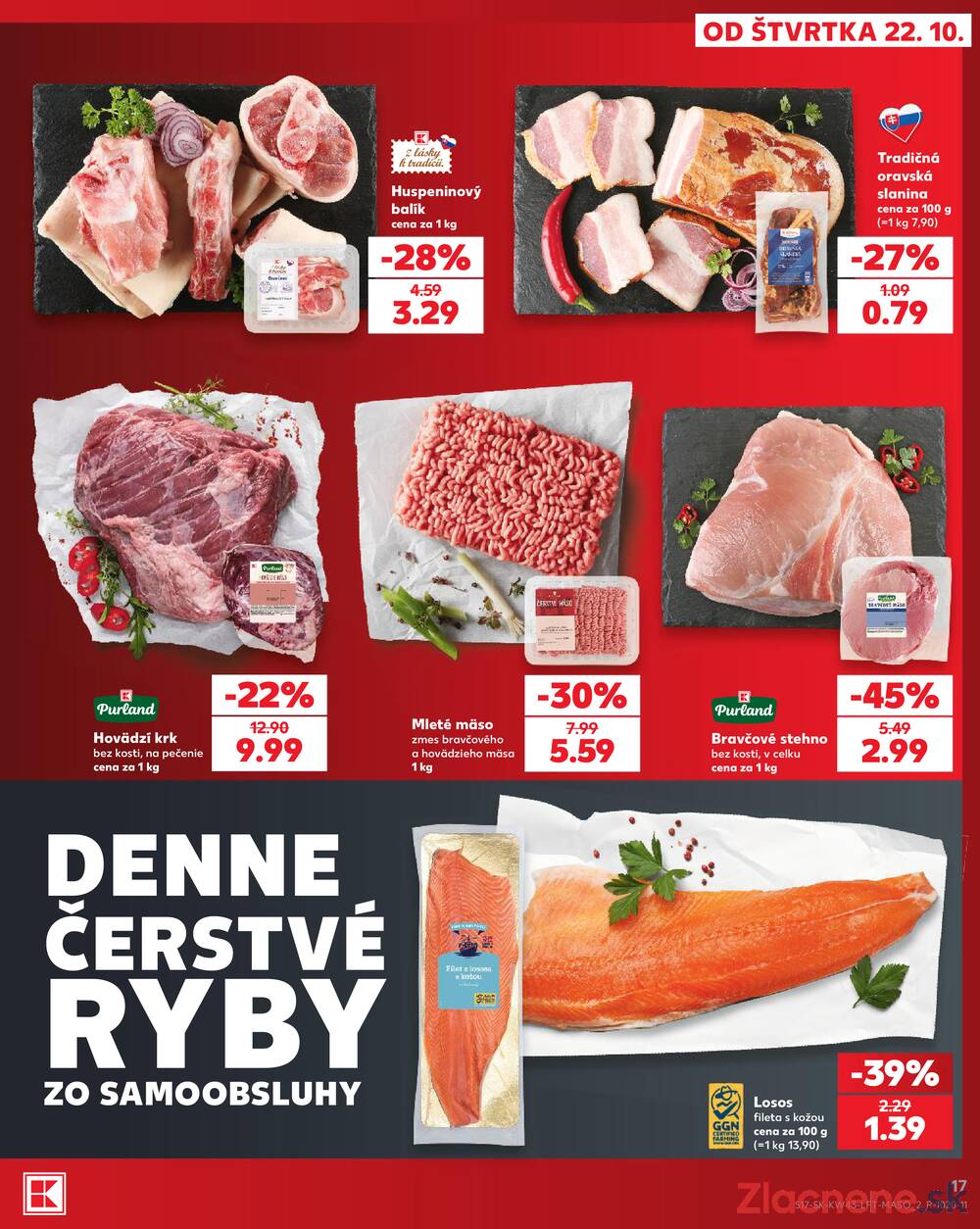 Kaufland 22.10. - 28.10. - Kaufland Rimavská Sobota