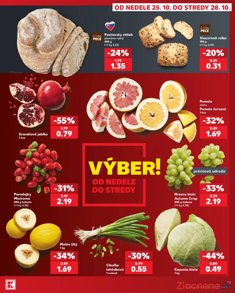Kaufland 22.10. - 28.10. - Kaufland Rimavská Sobota