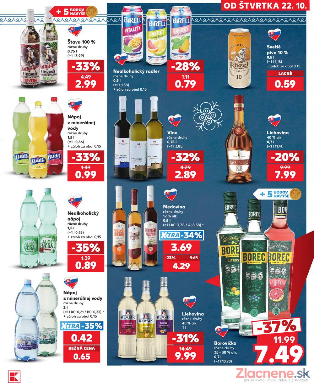Kaufland 22.10. - 28.10. - Kaufland Púchov