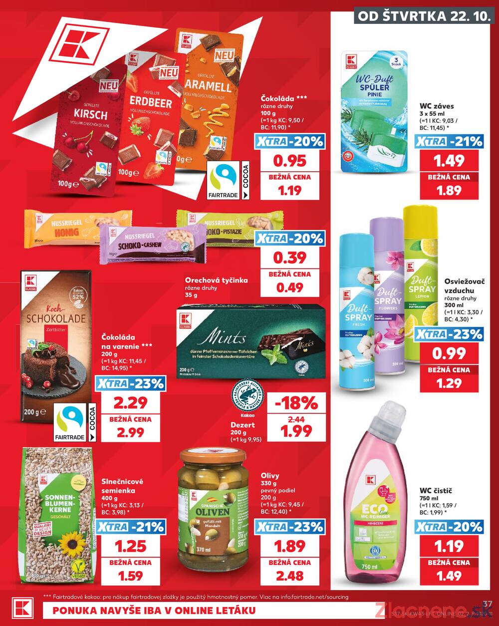 Kaufland 22.10. - 28.10. - Kaufland Stará Ľubovňa