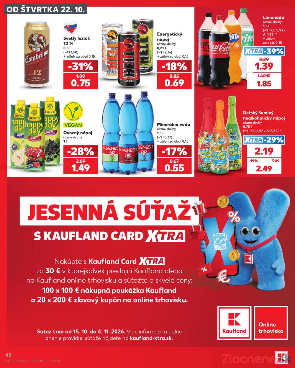 Kaufland 22.10. - 28.10. - Kaufland Stará Ľubovňa