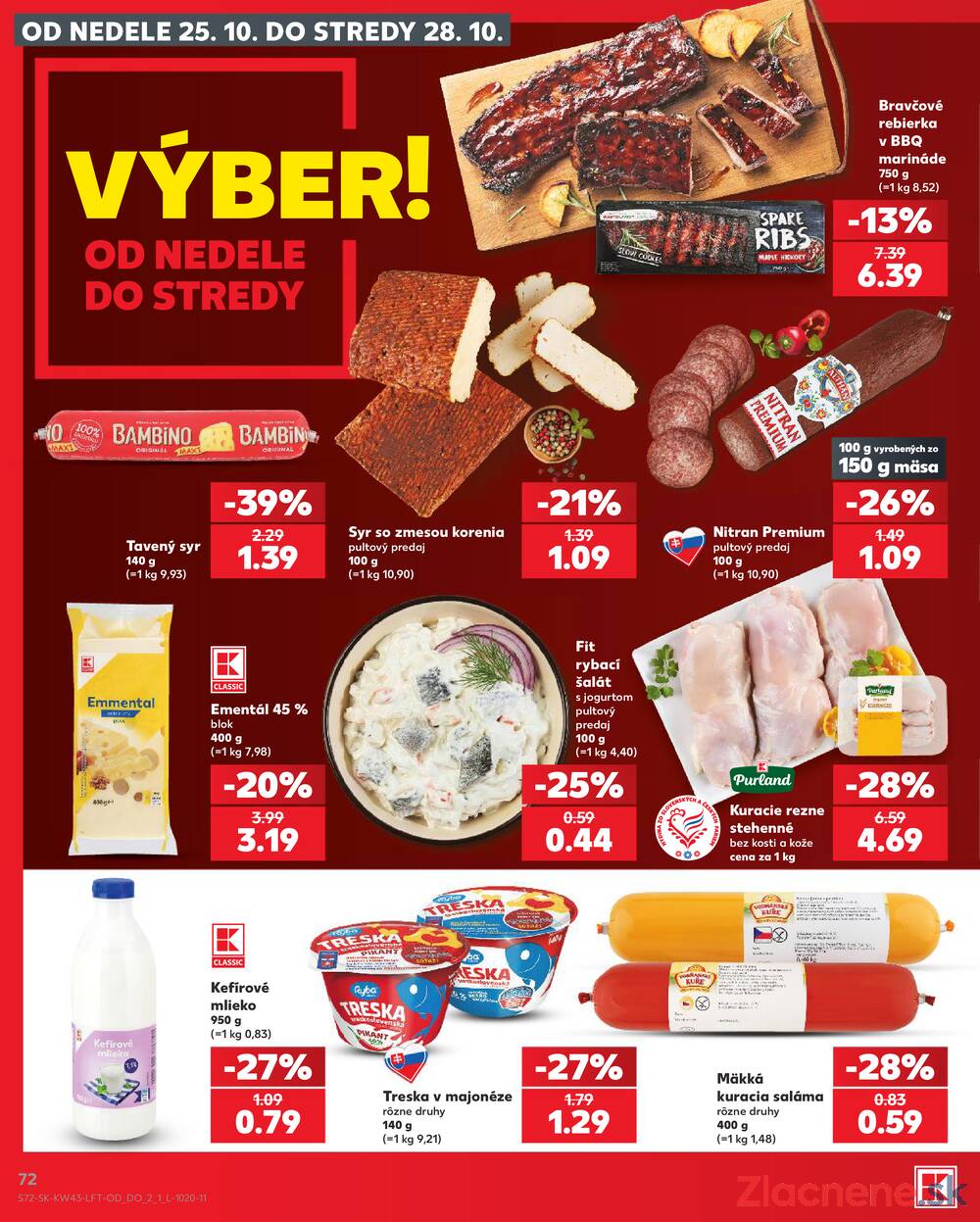 Kaufland 22.10. - 28.10. - Kaufland Poprad - Jiřího Wolkera